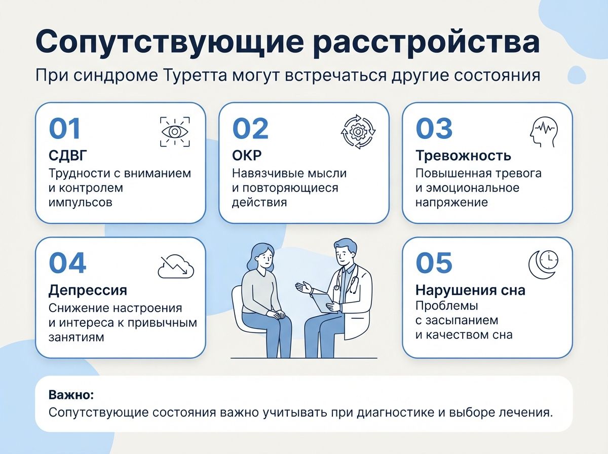 Лечение синдрома Туретта в Серове инфографика